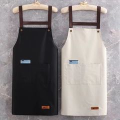 【2枚セット】エプロン 防水 おしゃれ 軽い 軽量 かわいい 可愛い 黒 作業 作業着 紐 ひも サロン 介護 食事 入浴 厨房 介護用品 花屋 店 水回り 防水 撥水 ポケット 前掛け 医療 ガーデニング 美容師 メンズ レディース 男性用 女性用 キッチン