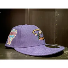 NEW ERA LP 59FIFTY Gray Under Visor アリゾナ・ダイヤモンドバックス パープル グレーアンダーバイザー 7 1/2