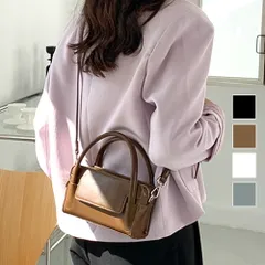 2wayミニショルダーバッグ レディース 10代 20代 30代 韓国 カジュアル バック 通勤 通学 コンパクト スクエア シンプル 可愛いのサムネイル