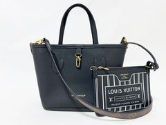LOUIS VUITTON ルイヴィトン モノグラム ネヴァーフル･インサイドアウト BB リバーシブル ブラック トートバッグ ショルダーバッグ ポーチ M12099 新品同様
