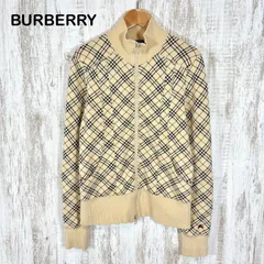 BURBERRY BLUE LABEL バーバリーブルーレーベル ノバチェック ホースロゴ刺繍 ハイネック ダブルジップアップ ロングスリーブ パーカー ベージュ y2k 平成ギャル