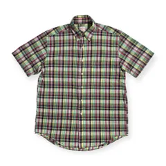 Brooks Brothers ブルックスブラザーズ マドラスチェック 半袖シャツ サイズ M /メンズ/インド綿/マルチ