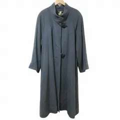 【8654】AMIPOISON 　ロングコート　カシミヤ　紺　サイズFREE 8654】AMIPOISON ロングコート カシミヤ 紺 サイズFRE