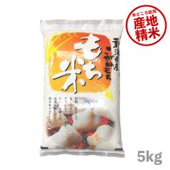 もち米 新潟県産こがねもち5kg お米 令和6年産 白米 送料無料（沖縄のぞく）