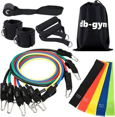 db-gym トレーニングチューブ トレーニングゴム 筋トレチューブ フィットネスチューブ チューブトレーニング マルチカラーゴム付 150lbs 68kgマルチカラーゴム付( 150lbs 68kgマルチカラーゴム付)のサムネイル