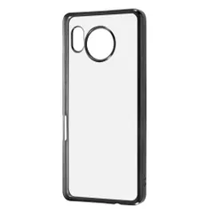 デジタルアルキミスト AQUOS sense7 ケース SH-53C SHG10 SH-M24 耐衝撃 カメラ保護設計 ソフト クリア アクオス センス7 ケース メタリック フレーム/ブラックのサムネイル
