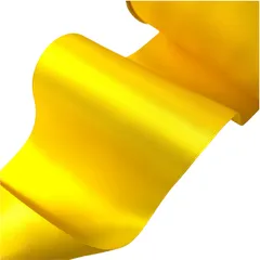 3m（645）黄色系 Daffodill 100mm 両面サテンリボンのサムネイル