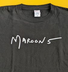#マルーン５＃Tシャツ　＃黒　#サイズM　#日本限定　#ドームツアー　#バンティー　#古着