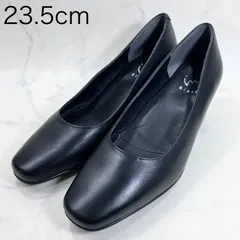 イング　スクエアトゥパンプス　23.5㎝　黒 EEE c-2502-IGTT53279E_H7.jpg