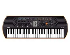 【中古】CASIO 44ミニ鍵盤 電子キーボード SA-76 ブラック&オレンジ ミニキーボード（CASIO） 中古 CASIO ミニキーボード 44鍵盤 SA