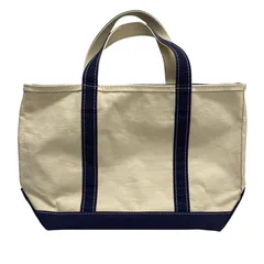 希少♡ LLBean  大型ボストンバック　ショルダーバッグ　白赤　本革使用 刺繍の白いハート 横長ショルダーバッグ 斜めがけバッグ