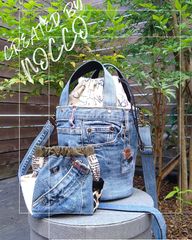 №719【DENIM✖️BIGsize ToteBAG⚮̈🩷】大きめ✨️デニム