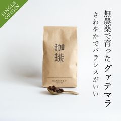 コーヒー豆 200g 肥沃な火山土壌が生み出すさわやかな有機栽培グァテマラ