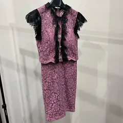 ⑧ dazzystore デイジーストア ドレス ワンピース キャバドレス S  レース 結婚式 二次会 パーティー