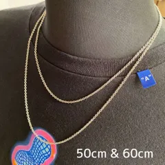 ２本セット シルバー チェーンネックレス メンズ ネックレス アクセサリー