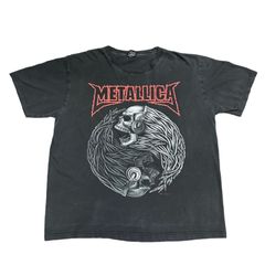 METALLICA HEADSET SKULL print T-shirt