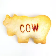 たべっ子どうぶつクッション めうし クッキー型 お菓子 インテリア