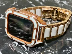 RH 8スクリュー アップルウォッチ ステンベルト セラミック　保護　カバー　ケース メンズ レディー  Apple Watch バンド