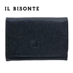 イルビゾンテ IL BISONTE カードケース メンズ レディース 名刺ケース パスケース レザー 本革 IDケース スマートウォレット ブラック SCC004 54_1_5412307193