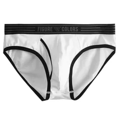 メンズブリーフ 前開き 立体縫製 綿95％ 吸湿 通気性 蒸れない ローライズ 浅め シンプル フィット 快適 男性下着 パンツ スポーツ fcj21