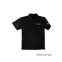 ≪'25年3月新商品！≫ がまかつ ポロシャツ GM-3783 ブラック×ゴールド 3Lサイズ