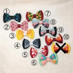 和柄リボン(ヘアゴム)3点セット