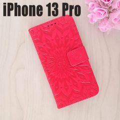 iPhone13 Pro カバー 手帳 かわいい シリーズ おしゃれ ケース 新品 手帳型ケース 携帯 全面保護 スマホケース レッド
