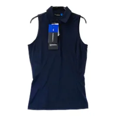 サイズ：36 J.LINDEBERG ジェイリンドバーグ  ノースリーブポロシャツ  ネイビー系 [240101316955]# ゴルフウェア レディース ストスト