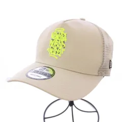 ニューエラ NEW ERA 9FORTY A-FrameトラッカーGraffitiストーン キャップ 帽子 メッシュ 切替 ロゴ 刺繍 グレージュ 14109721 /BB