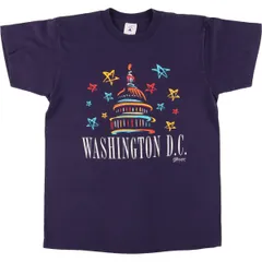 古着 90年代 デルタ DELTA プリントTシャツ USA製 メンズM相当 ヴィンテージ/eaa553138