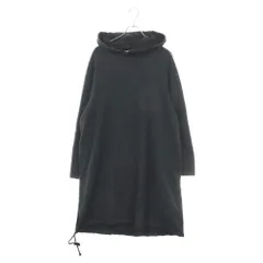 Yohji Yamamoto POUR HOMME (ヨウジヤマモト プールオム) 21SS ダメージ加工 スウェット プルオーバーパーカー フーディー HD-T34-085 ブラックのサムネイル