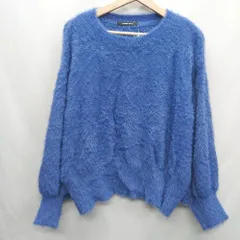 ◇ ⊇ ROSE BUD ローズバッド 長袖 ニット サイズM ブルー レディース E  【1410100041978】