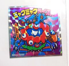 No.4 ミャクミャクライスト　ミャクミャクマンチョコ 関西万博　限定　ビックリマン　大阪万博　ミャクミャク　ステッカー　シール