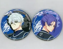 【中古】バッジ・ピンズ 凪誠士郎＆御影玲王 各巻ジャケットイラスト使用缶バッジ(2個)セット 「Blu-ray ブルーロック Vol.3」 A-on STORE購入特典