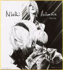 [중고] 종이 제품 집합 캐릭터 디자인·총작화 감독 나카이 준 신작 ​​색지 [NieR:Automata Ver1.1a Blu-ray Disc BOX & DVD BOX Vol.2] 점포 공통 특전