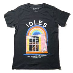 【新品】IDLES アイドルズ 正規品 バンド Tシャツ オフィシャル The House-Black ポストパンク
