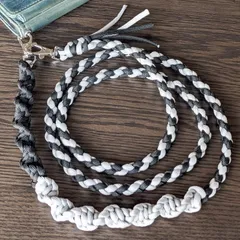 スマホショルダー ショルダーストラップ パラコード バンドストラップ バンドメイド 推しカラー ギフト 黒 クロ ブラック シルバーグレー