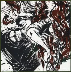 【中古】紙製品 ルフィ＆ブルーノ メタリック色紙 -墨式- 「一番くじ ワンピース EX 悪魔を宿す者達 vol.2」 F賞