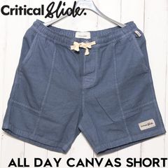 ハーフパンツ ショーツ Critical Slide クリティカルスライド TCSS ティーシーエスエス ALL DAY CANVAS SHORT WT25091 BLUEのサムネイル
