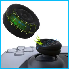 PlayVital ps5やps4コントローラーに対応用ジョイスティックキャップクッションバージョン、Xbox Series X/Sに対応用サムスティックグリップカバー、Xbox OneやElite Series 2コントローラーに対応用サムスティックグリップ