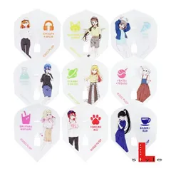 ★ 「ラブライブ!スーパースター!!」L-Flight PRO シェイプ 3枚1セット1種 (ダーツ フライト)