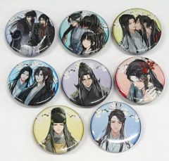魔道祖師ゴールドメタリック缶バッジコレクション - メルカリ