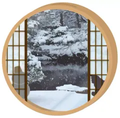 【中古】小物(キャラクター) 04.和風窓(雪) マルキャラフレーム