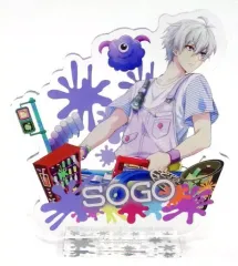 【中古】アクリルスタンド・アクリルパネル 逢坂壮五 スタンド付きアクリルプレート 「アミューズメント一番カフェ アイドリッシュセブン ～アイナナパレード モフモフお掃除大作戦～」 ドリンク注文特典