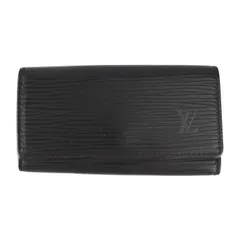 LOUIS VUITTON ルイ ヴィトン キーケース M63822 エピレザー ノワール ブラック ゴールド金具 4連 【本物保証】