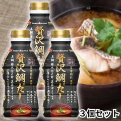 マルコメ 液みそ 賛否両論 贅沢鯛だし 430g だし入り 【3個セット】 鯛 出汁 笠原 監修