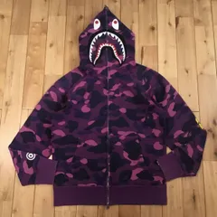 2025年最新】a bathing ape シャークパーカー 紫の人気アイテム