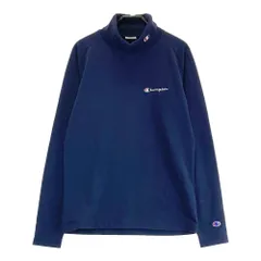 サイズ：S CHAMPION GOLF チャンピオンゴルフ  タートルネック長袖Tシャツ  ネイビー系 [240101416323] ゴルフウェア メンズ ストスト