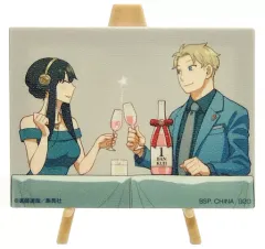 【中古】雑貨 ロイド＆ヨル イーゼル付きミニプレート 「一番くじ SPY×FAMILY」 E賞