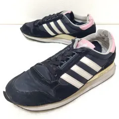 履き心地良好！スリーストライプスデザイン◎【adidas】アディダス ローカット スニーカー 黒 ブラック ピンク スエード 3本線 紐 靴 シューズ 軽量 大人 カジュアル タウン デイリー シンプル 婦人 レディース サイズ 23.0㎝ /M33902jS
